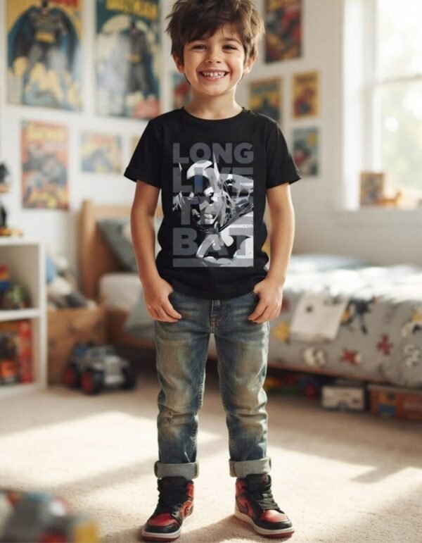 Playera Máscara De Látex Long Live The Bat Niño Playera Máscara De Látex Long Live The Bat Niño