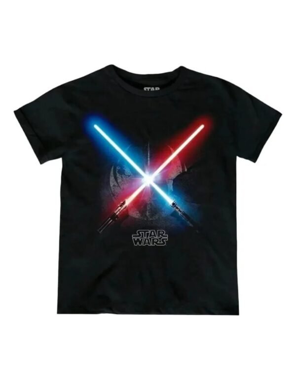 Playera Máscara De Látex Lightsabers Mujer