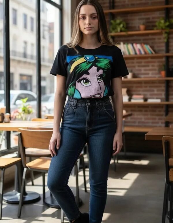 Playera Máscara De Látex Jasmine Mujer