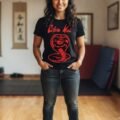 Playera Máscara De Látex Pain Does Not Exist Mujer