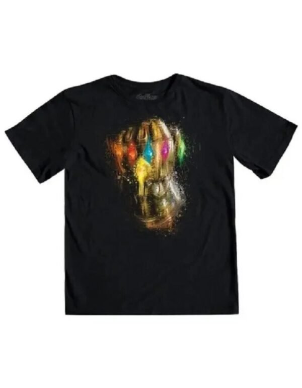 Playera Máscara De Látex Infinity Gauntlet Niño
