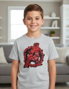 Playera Máscara De Látex Endgame Logo Niño