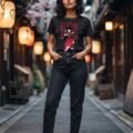 Playera Máscara De Látex Luffytaro Mujer