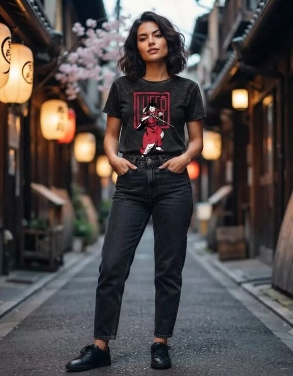 Playera Máscara De Látex Luffytaro Mujer
