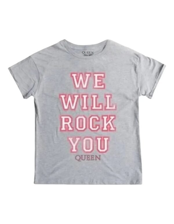 Playera Máscara De Látex We Will Rock You Mujer