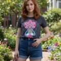 Playera Máscara De Látex Demo-eleven Mujer