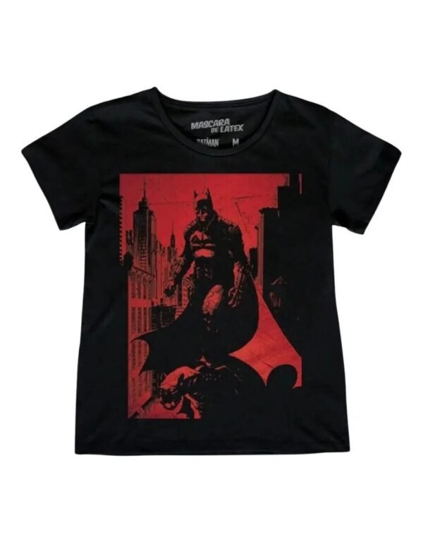 Playera Máscara De Látex Vigilante Nocturno Mujer
