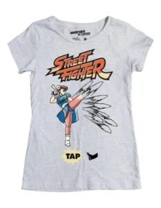 Playera Máscara De Látex Lightning Kick Mujer