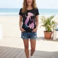 Playera Máscara De Látex Dream In The Ocean Mujer