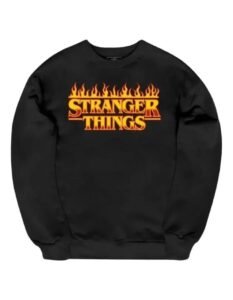 Pullover Máscara De Látex Stranger Things Flames Mujer