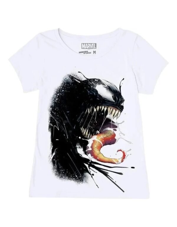 Playera Máscara De Látex Revenge Wanted Mujer