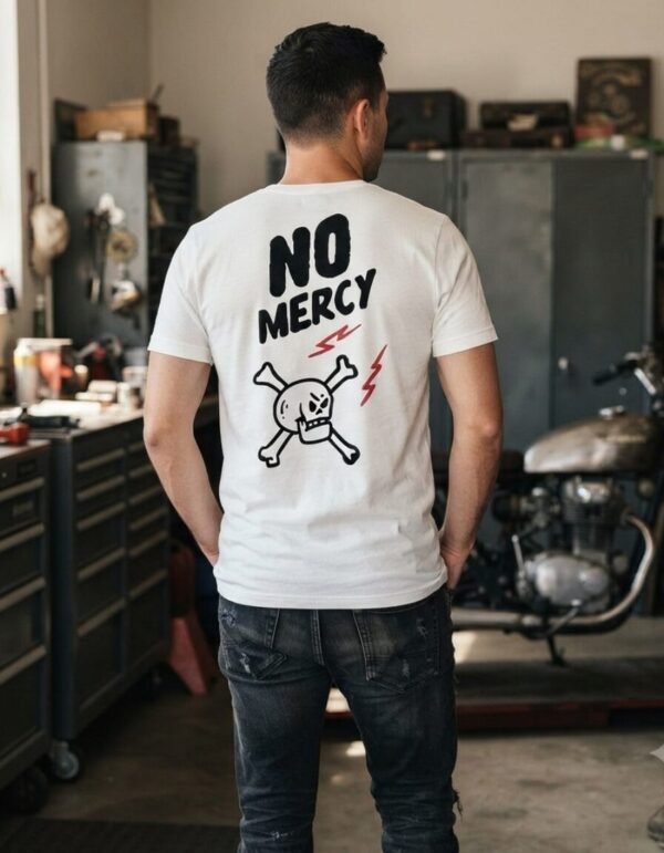 Playera Máscara De Látex No Mercy Hombre
