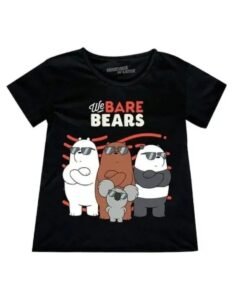 Playera Máscara De Látex Bare Bears Mujer