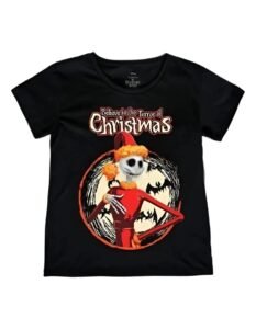 Playera Máscara De Látex Terror Of Christmas Mujer