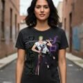 Playera Máscara De Látex Rock N' Zoro Mujer