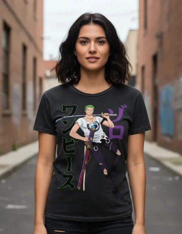 Playera Máscara De Látex Rock N' Zoro Mujer Playera Máscara De Látex Rock N' Zoro Mujer