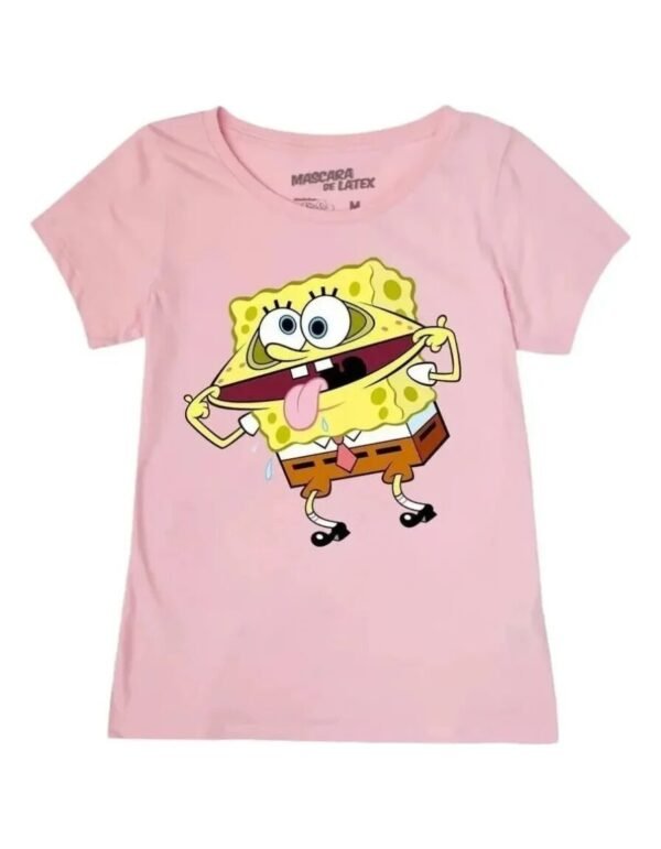 Playera Máscara De Látex Silly Bob Mujer