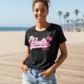 Playera Máscara De Látex Malibu Party Mujer
