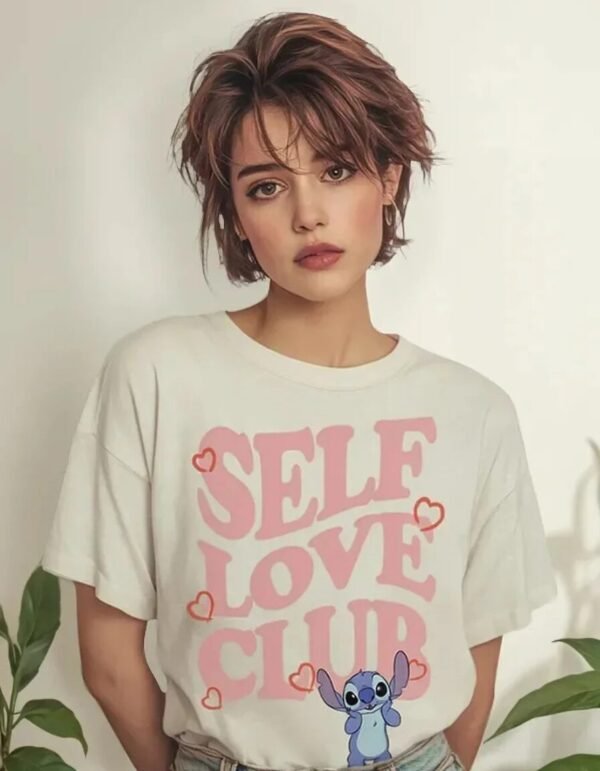 Playera Máscara De Látex Self Love Club Mujer