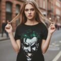 Playera Máscara De Látex Smile Mujer