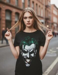 Playera Máscara De Látex Smile Mujer