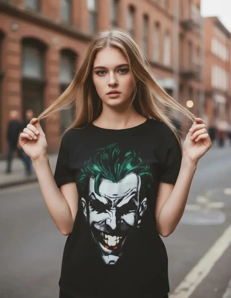 Playera Máscara De Látex Smile Mujer