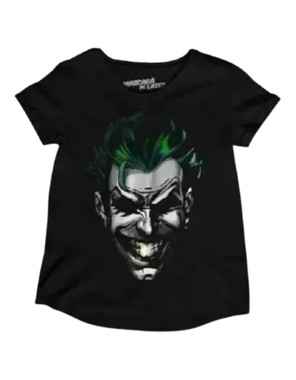 Playera Máscara De Látex Smile Mujer Playera Máscara De Látex Smile Mujer