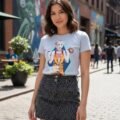 Playera Máscara De Látex Quinn Mallet Mujer