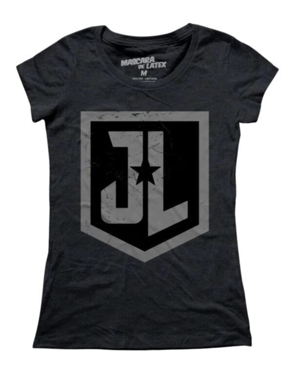 Playera Máscara De Látex Jl Logo Mujer Playera Máscara De Látex Jl Logo Mujer