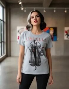 Playera Máscara De Látex Born Brilliant, Born Mad Mujer