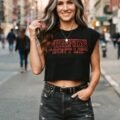 Playera Máscara De Látex Friends Don't Lie Mujer Mujer