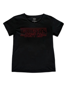 Playera Máscara De Látex Friends Don’t Lie Mujer Mujer Playera Máscara De Látex Friends Don't Lie Mujer Mujer