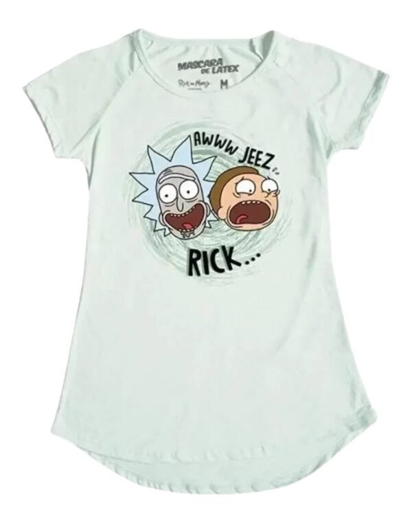 Playera Máscara De Látex Awww Jeez! Mujer