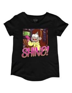 Playera Máscara De Látex Shine! Mujer