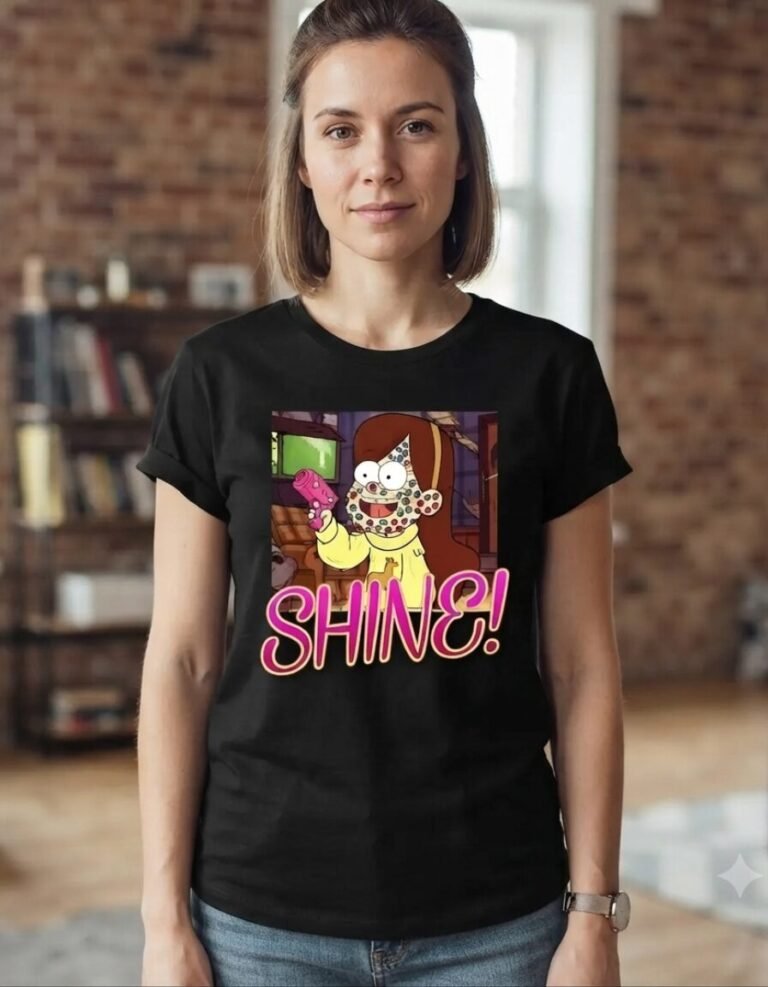 Playera Máscara De Látex Shine! Mujer
