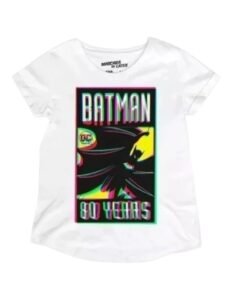 Playera Máscara De Látex Batman 80 Years Mujer