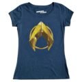 Playera Máscara De Látex Aquaman Logo Mujer