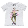 Playera Máscara De Látex Skates And Diamonds Mujer