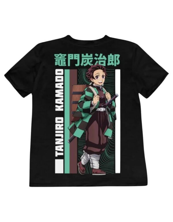 Playera Máscara De Látex Demon Slayer Tanjiro Kamado Mujer Playera Máscara De Látex Demon Slayer Tanjiro Kamado Mujer