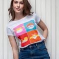 Playera Máscara De Látex Nick Pop Mujer