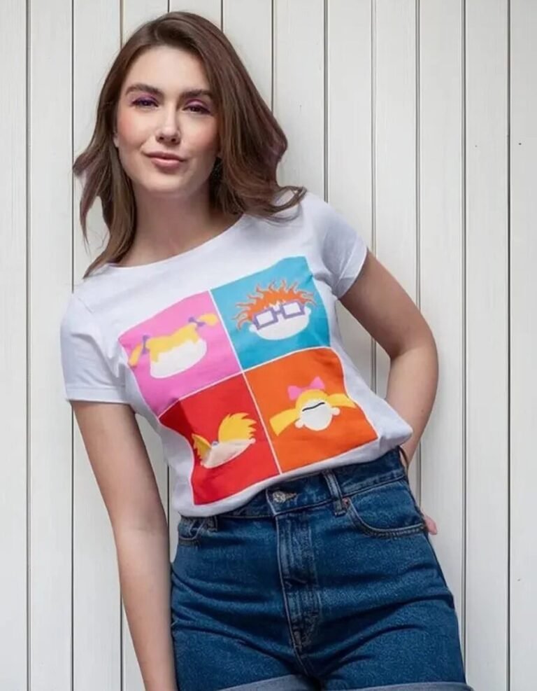 Playera Máscara De Látex Nick Pop Mujer