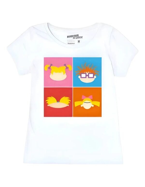 Playera Máscara De Látex Nick Pop Mujer