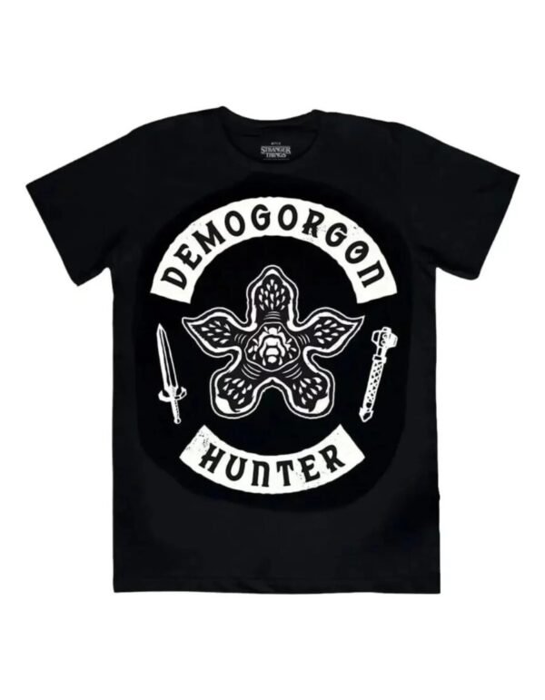 Playera Máscara De Látex Demogorgon Hunter Hombre