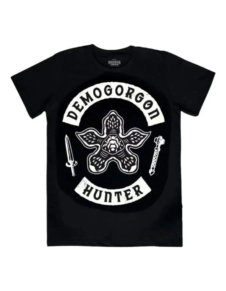 Playera Máscara De Látex Demogorgon Hunter Hombre