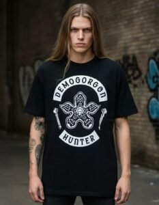 Playera Máscara De Látex Demogorgon Hunter Hombre