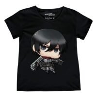 Playera Máscara De Látex Mikasa Chibi Mujer