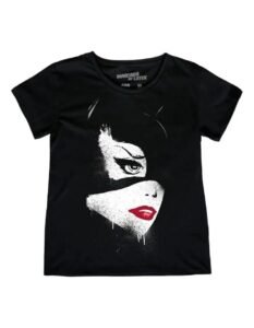 Playera Máscara De Látex Selina Kyle Mujer