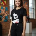 Playera Máscara De Látex Selina Kyle Mujer