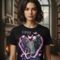 Playera Máscara De Látex Love Is Eternal Mujer