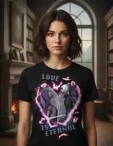 Playera Máscara De Látex Love Is Eternal Mujer